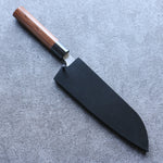 Negro Magnolia Funda para 165mm Santoku con Clavija de madera contrachapada Kaneko - Japanny-SP