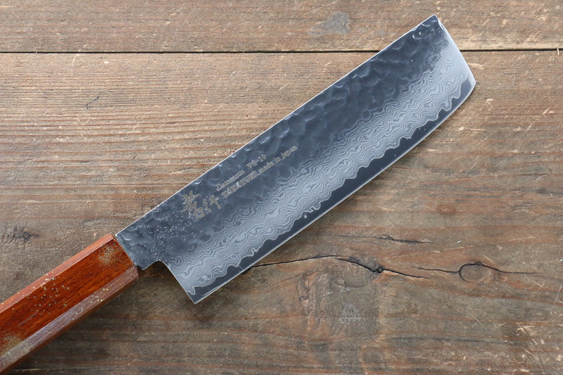 Sakai Takayuki VG10 Damasco de 33 Capas Nakiri  160mm Mango de Laquerado de arce vivo (Seiren) - Japanny-SP