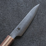 Shigeki Tanaka Majiro Acero de Plata No.3 Petty-Utilitario  120mm Mango de Maple, cerezo, Nogal - Japanny-SP