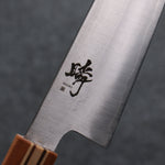 Shigeki Tanaka Majiro Acero de Plata No.3 Santoku  165mm Mango de Maple, cerezo, Nogal - Japanny-SP