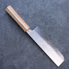 Shigeki Tanaka Majiro Acero de Plata No.3 Nakiri  165mm Mango de Maple, cerezo, Nogal - Japanny-SP