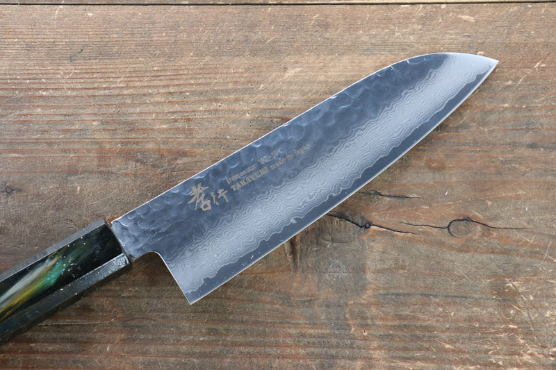 Sakai Takayuki VG10 Damasco de 33 Capas Santoku  170mm Mango de Laquerado de arce vivo (Saiu) - Japanny-SP