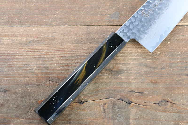 Sakai Takayuki VG10 Damasco de 33 Capas Gyuto  240mm Mango de Laquerado de arce vivo (Saiu) - Japanny-SP