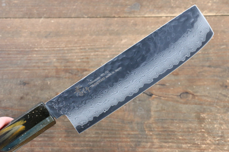 Sakai Takayuki VG10 Damasco de 33 Capas Nakiri  160mm Mango de Laquerado de arce vivo (Saiu) - Japanny-SP