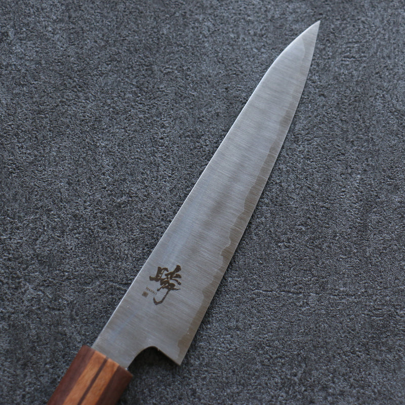 Shigeki Tanaka Majiro Acero de Plata No.3 Petty-Utilitario  150mm Mango de Maple, cerezo, Nogal - Japanny-SP