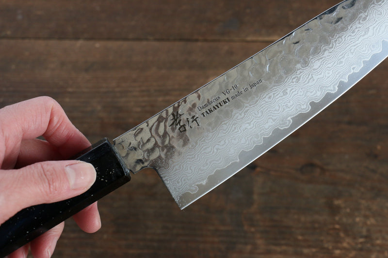 Sakai Takayuki VG10 Damasco de 33 Capas Santoku  170mm Mango de Laquerado de arce vivo (Saiseki) - Japanny-SP