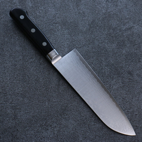 Seisuke VG10 Damasco Santoku  165mm Mango de Madera de Pakka Negra - Japanny-SP