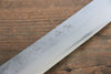 Sakai Takayuki Acero de Plata No.3 Damasco Kiritsuke Yanagiba  300mm Mango de Ebano con anillo Con funda - Japanny-SP