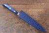 Seisuke Seiun VG10 de 33 Capas Damasco Petty-Utilitario  135mm Mango de Madera de pakka azul  con Funda - Japanny-SP