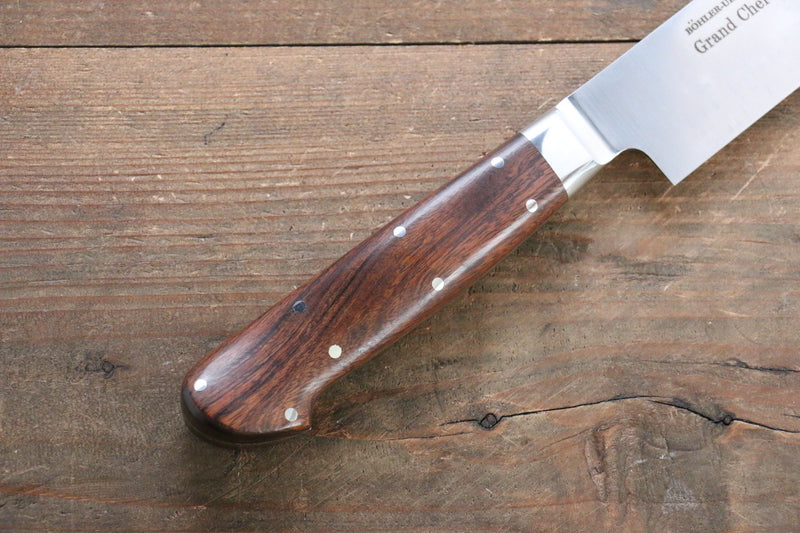 Sakai Takayuki Gran Chef [Para zurdos] Acero Sueco Kiritsuke Yanagiba 260mm Mango de Ironwood del desierto(modelo sugihara)  con Funda - Japanny-SP