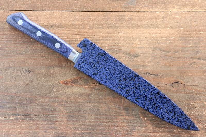 Seisuke Seiten Molibdeno Petty-Utilitario  120mm Mango de Madera de pakka azul  con Funda - Japanny-SP