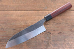 Shungo Ogata SG2 Kurouchi Terminado Negro Santoku  180mm Mango de Shitan - Japanny-SP