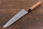 Nao Yamamoto SRS13 Damasco Negro Gyuto  240mm Mango de Cerezos Floreciendo - Japanny-SP