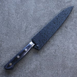 Seisuke Seiun VG10 de 33 Capas Damasco Petty-Utilitario Cuchillo Japones 135mm Mango de azul marino de pakka negra  con Funda - Japanny-SP