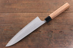 Nao Yamamoto SRS13 Damasco Negro Gyuto  210mm Mango de Cerezos Floreciendo - Japanny-SP