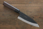 Takayuki Iwai Acero Blanco No.2 Kurouchi Deba  150mm Mango de Shitan - Japanny-SP