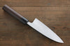 Takayuki Iwai Acero Blanco No.2 Kurouchi Deba  150mm Mango de Shitan - Japanny-SP