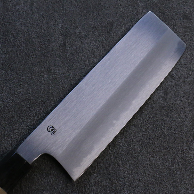 Kikuzuki Acero Blanco No.2 Kasumitogi Nakiri Cuchillo Japones 180mm Mango de Magnolia - Japanny-SP