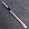 Kikuzuki Acero de Plata No.3 Kasumitogi Sakimaru Takohiki Cuchillo Japones 270mm Mango de Magnolia - Japanny-SP