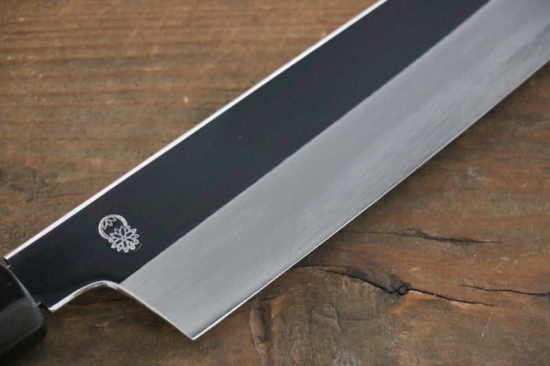 Choyo Acero Blanco Terminado de Espejo Kiritsuke Santoku  180mm Mango de Magnolia - Japanny-SP