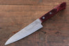 Nao Yamamoto VG10 Damasco Petty-Utilitario  135mm Mango de Madera de pakka roja - Japanny-SP