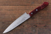 Nao Yamamoto VG10 Damasco Petty-Utilitario  135mm Mango de Madera de pakka roja - Japanny-SP