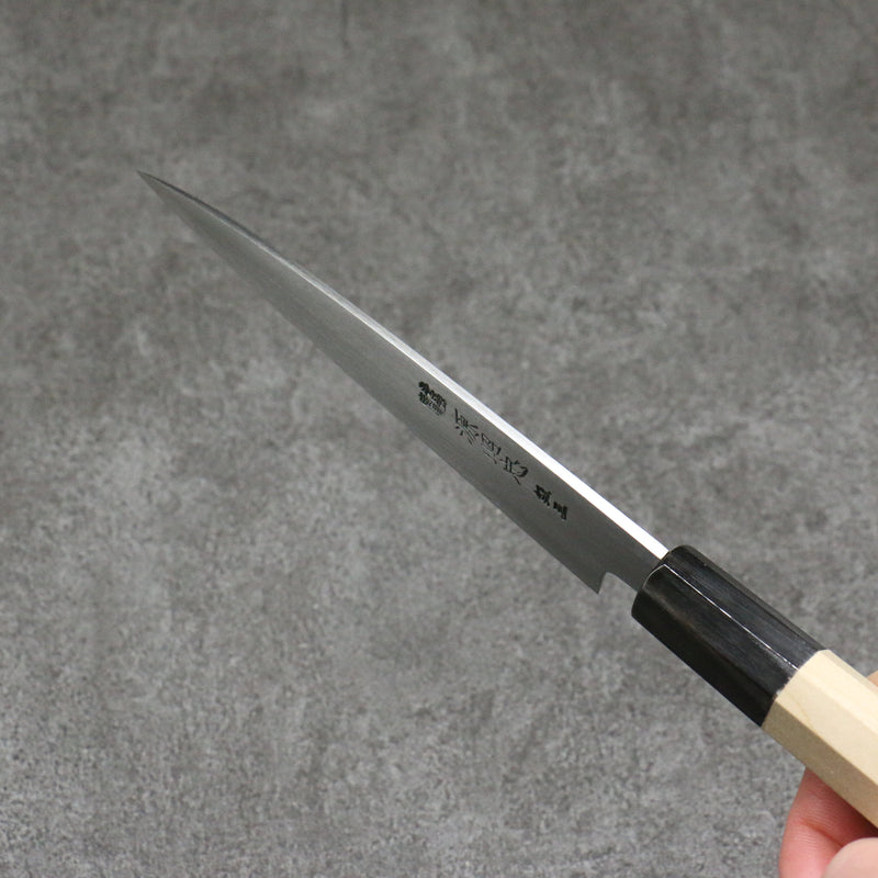 Minamoto Akitada Acero de Plata No.3 Kasumitogi Petty-Utilitario Cuchillo Japones 150mm Mango de Magnolia - Japanny-SP