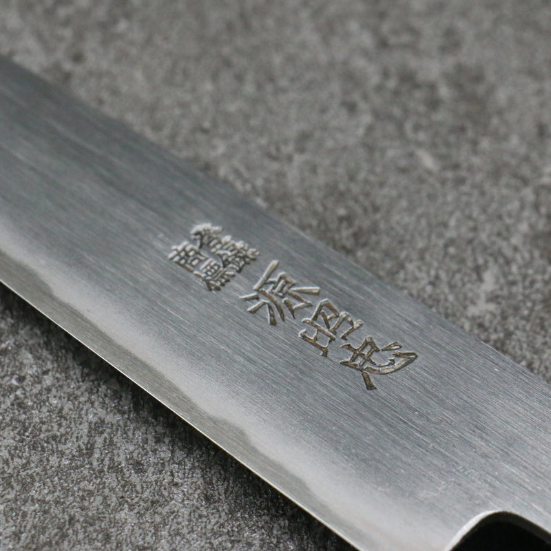 Minamoto Akitada Acero Blanco No.2 Kasumitogi Petty-Utilitario Cuchillo Japones 150mm Mango de Magnolia - Japanny-SP