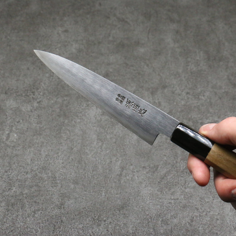 Minamoto Akitada Acero Blanco No.2 Kasumitogi Petty-Utilitario Cuchillo Japones 150mm Mango de Magnolia - Japanny-SP