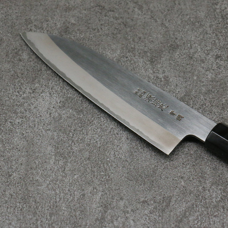 Minamoto Akitada Acero Azul No.2 Kasumitogi Santoku Cuchillo Japones 180mm Mango de Magnolia - Japanny-SP