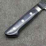 Seisuke Seiun VG10 de 33 Capas Damasco Santoku Cuchillo Japones 180mm Mango de azul marino de pakka negra  con Funda - Japanny-SP