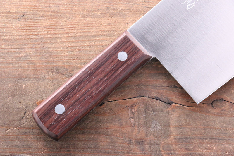 Seisuke Acero Entero
 Cuchillo Chino  220mm Mango de Shitan - Japanny-SP