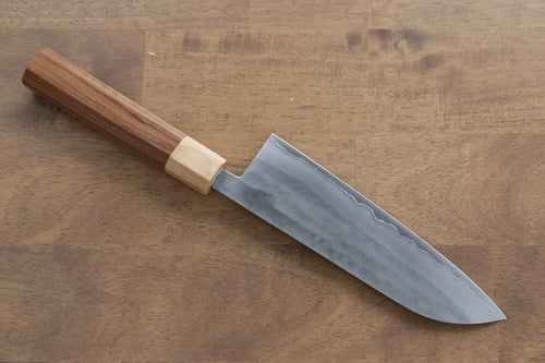 Kunihira VG1 Martillado Santoku  170mm Mango de Morado - Japanny-SP