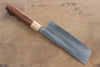 Kunihira VG1 Martillado Nakiri  165mm Mango de Morado - Japanny-SP