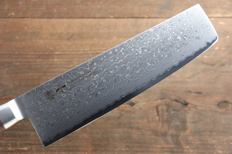 Tamahagane Kyoto 63 capas Damasco Nakiri  180mm KP-1165 - Japanny-SP