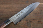 Sakai Takayuki 45 Layer Damascus Japanese Chef's Knife Sujihiki 240mm & Santoku 180mm Set with Shitan Handle - Japanny-SP