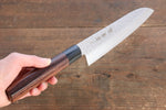 Sakai Takayuki 45 Layer Damascus Japanese Chef's Knife Sujihiki 240mm & Santoku 180mm Set with Shitan Handle - Japanny-SP