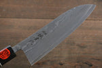 Shigeki Tanaka SG2 Damasco Santoku  165mm Mango de Madera de ebano - Japanny-SP