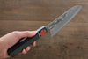 Shigeki Tanaka SG2 Damasco Santoku  165mm Mango de Madera de ebano - Japanny-SP