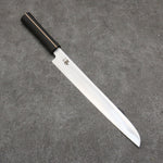 Shigeki Tanaka Majiro Acero de Plata No.3 Cortador de pan Cuchillo Japones 270mm Mango de Madera de ebano - Japanny-SP