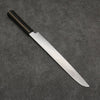 Shigeki Tanaka Majiro Acero de Plata No.3 Cortador de pan Cuchillo Japones 270mm Mango de Madera de ebano - Japanny-SP