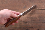 Kazuo Nomura VG10 Damasco Kiritsuke  90mm Mango de Ironwood - Japanny-SP