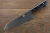 Iseya Molybdenum Steel petty Knife 150mm & Santoku Knife 180mm with Black Packer wood Handle Set - Japanny-SP