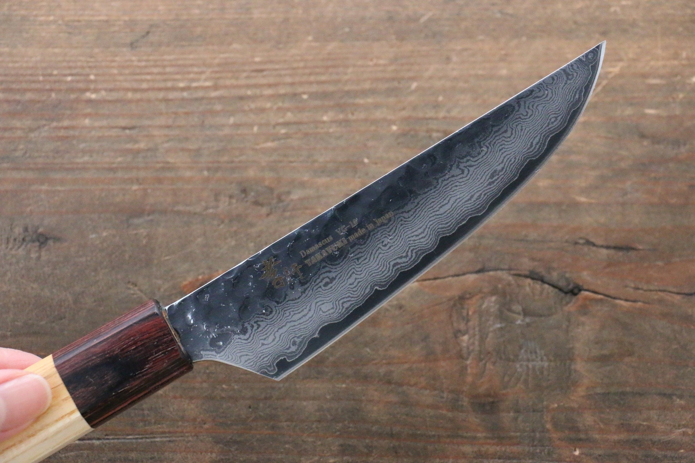 Sakai Takayuki VG-10 33 Layers Hammered Damascus Steak Knife 120