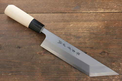 Sakai Takayuki Acero Blanco No.2 Cuchillo para anguilas  180mm Mango de Magnolia - Japanny-SP