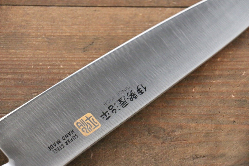 Iseya Molibdeno Gyuto  180mm Mango de Madera de Pakka Negra - Japanny-SP