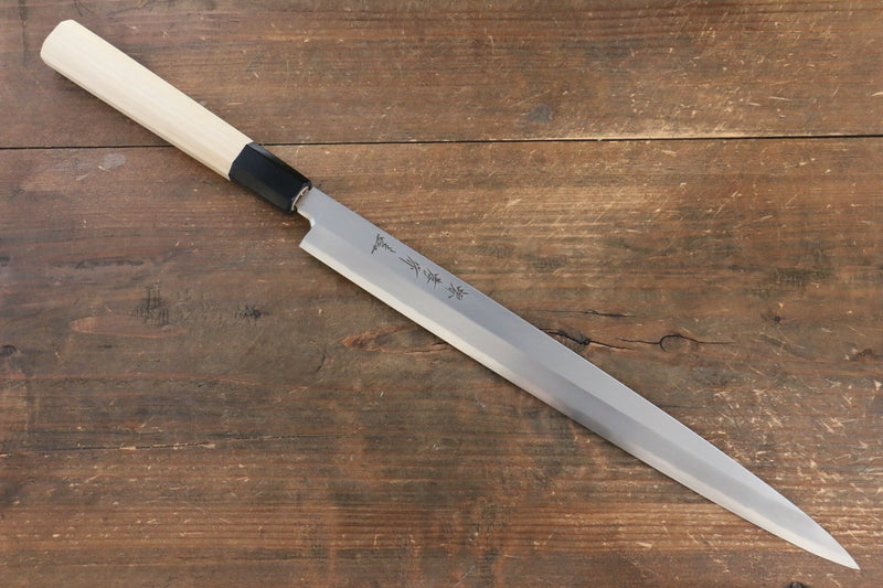 Sakai Takayuki Serie Chef Acero de Plata No.3 Fuguhiki  300mm Mango de Magnolia - Japanny-SP