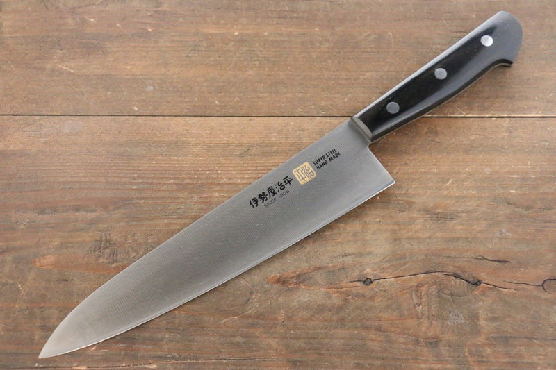 Iseya Molibdeno Gyuto  210mm Mango de Madera de Pakka Negra - Japanny-SP