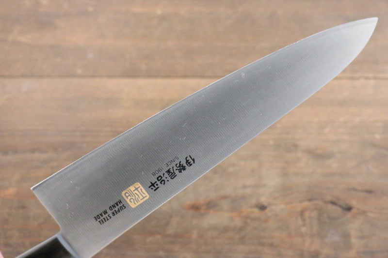 Iseya Molibdeno Gyuto  210mm Mango de Madera de Pakka Negra - Japanny-SP