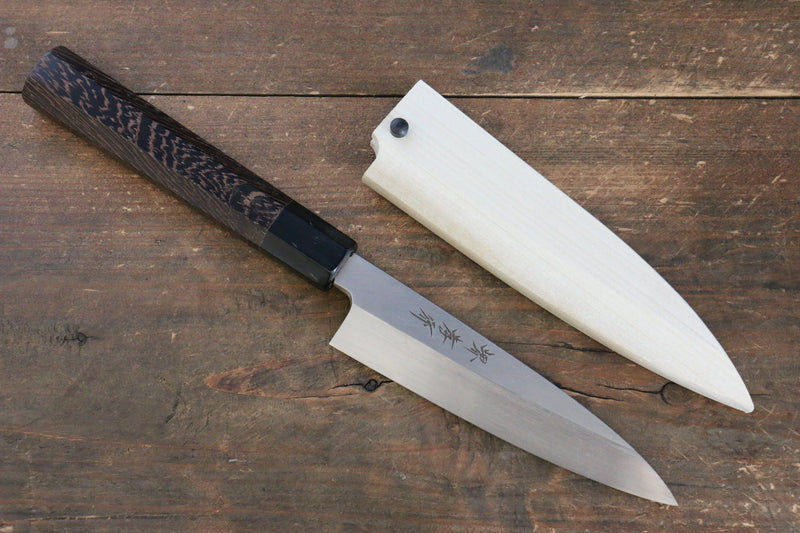 Sakai Takayuki Honyaki Acero Blanco No.2 Baran  120mm Mango de Wenge  con Funda - Japanny-SP